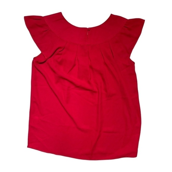 Papermoon Red Cap Sleeve Blouse XS - Picture 9 of 9